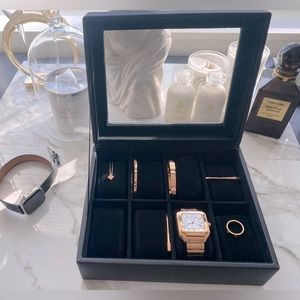 WOLF LEATHER WATCH CASE